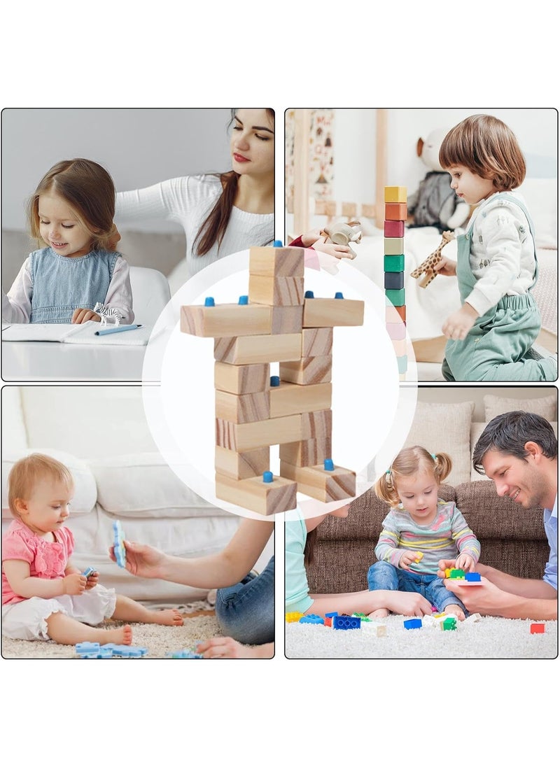 SUKILO Wood Stacking Toy – Montessori Wooden Building Blocks for Toddlers and Kids  - Image 4