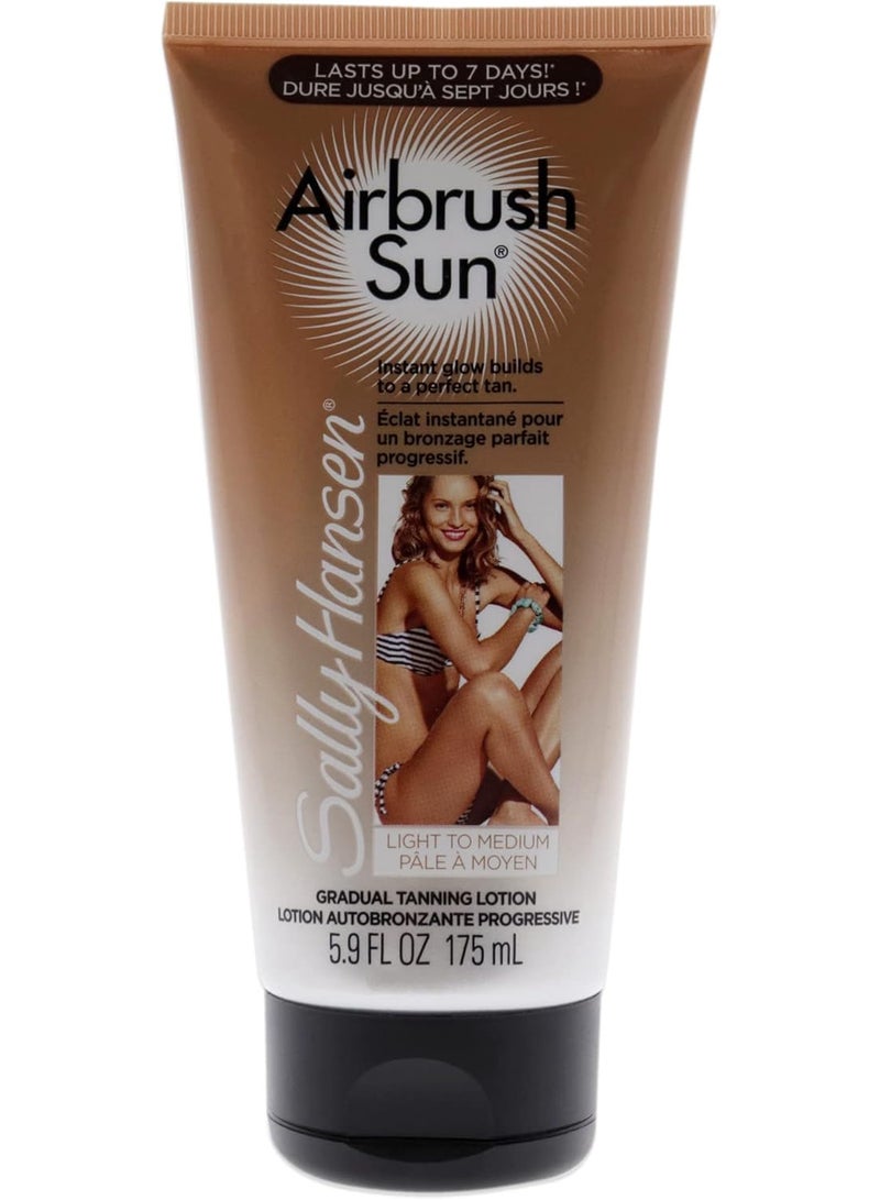 Sally Hansen Sally Hansen Airbrush Legs, Gradual Tanning Lotion Light to Medium 5.9 Oz - Image 1