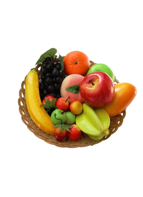 12 Kinds Of Artificial Fruits Pack  12 Different Fruits In One Set  Fake Fruits For Home Decor  Simulation Fruit Set  Party Chirstmas Decortion  Fruit Modle For Photoshoot Total 16 Pieces