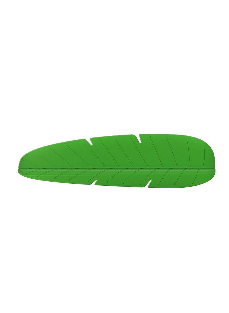 Y&D 1-Piece Leaf Design Anti-Splash Water Kitchen Silicone Suction Cups Baffle Sink Board Protector Green 