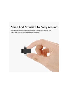 Generic 2 in 1 OTG Adapter Type C and Micro - OTG for transferring data from laptop to phone or tablet - Type C and Micro to Type A converter - 2 in 1 Type C + Micro to OTG data transfer and conversion compatible with Samsung, Oppo, Huawei, Realme and Xiaomi phones - OTG for reading flash memory on the phone - Converter from flash memory to Type C or Micro - OTG to Type C - OTG to Micro  - Image 4