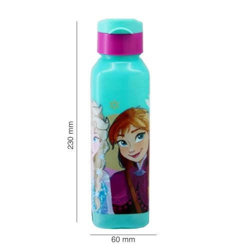 SKi Homeware Lock & Seal Disney Lunch Box + Water Bottle Combo, for School Kids, a Gift for Girls and Boys with Attractive Character Prints and Vibrant Colours (Frozen) - Image 5