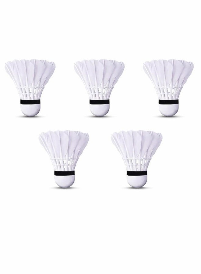 PUREFORCE Sports & Popular Premium Feather Shuttlecocks, White, Cork Head Base, Indoor Outdoor Badminton Shuttles, Pack of 10 - Image 2