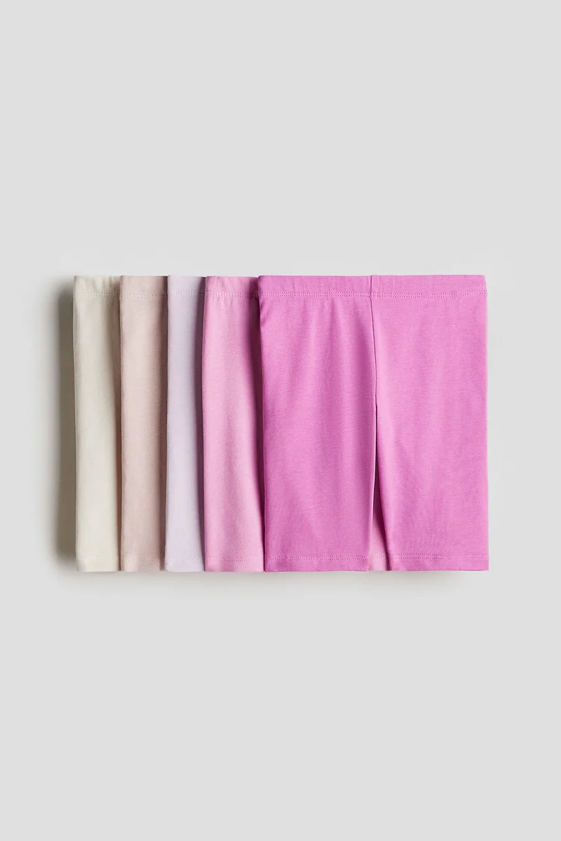 اتش اند ام شورت ركوب الدراجة الهوائية من القطن - عبوة من 5 قطع