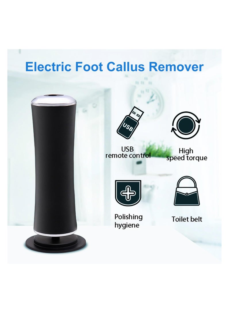 SYOSI إزالة callus القدم الكهربائية، ملف قدم إلكتروني مع سرعة قابلة للتعديل، 60 قطعة من أقراص ورق الصنفرة البديلة، مصنف القدم للوجه للرجال والنساء للجلد الميت والمتشقق والخشن - Image 3