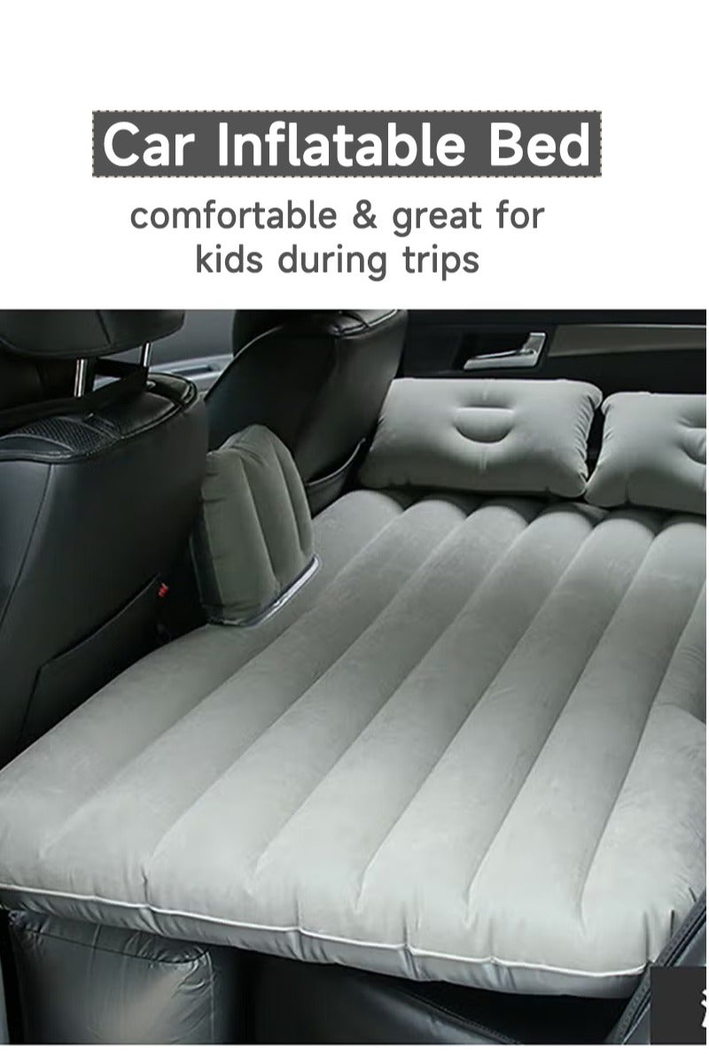 شاربدو 4 قطع فراش هوائي سرير قابل للنفخ للسيارة رائع للأطفال أثناء الرحلات - Image 1