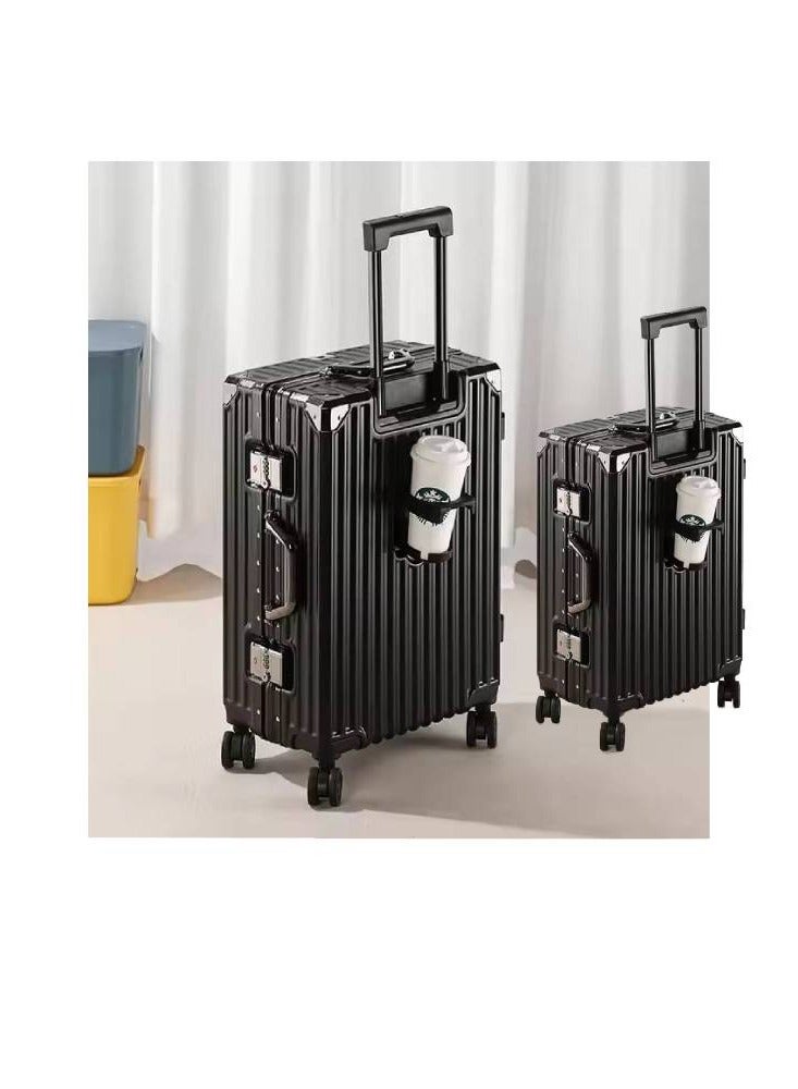 إن كي أكس حقيبة سفر ذكية مع حامل مدمج للكوب والهاتف - طقم من قطعتين - Image 1