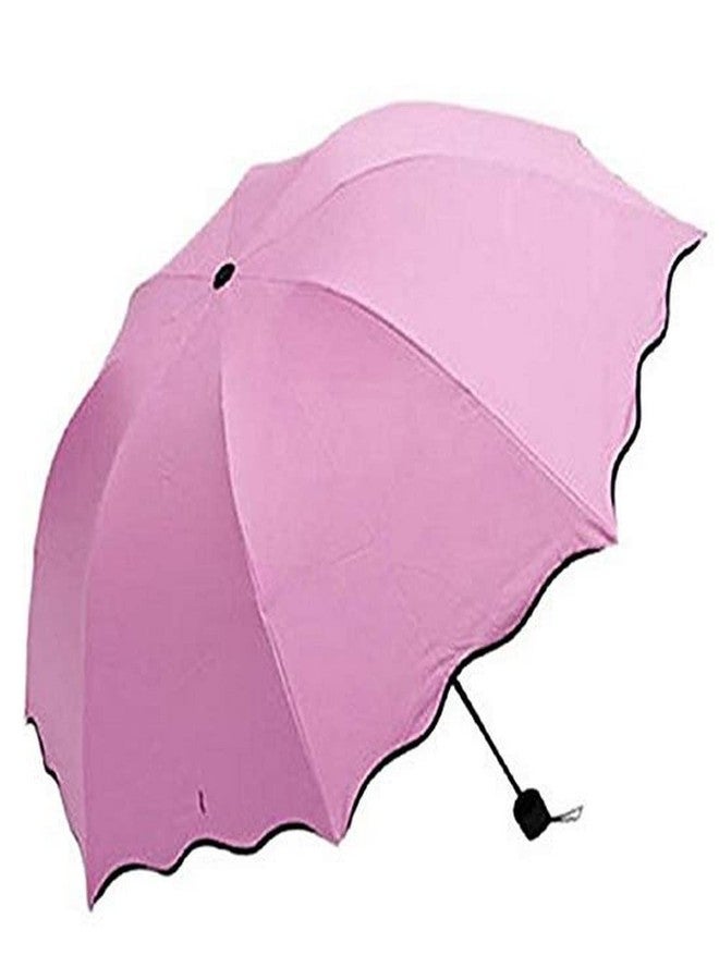 HELLYZ 3 Fold Magic Umbella Anti UV Protection, Beautiful Creative Magical of Blooming Flowers Design Multi Style Umbrella for Man and Women - Image 2