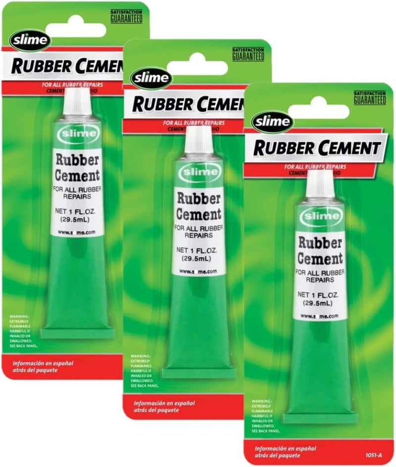 1051-A Rubber Cement - 1 oz, Pack of 3