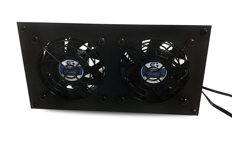 coolerguys CabCool 802 Lite Dual 80mm Fan Cooling Kit for Cabinet & Home Theaters - Image 5