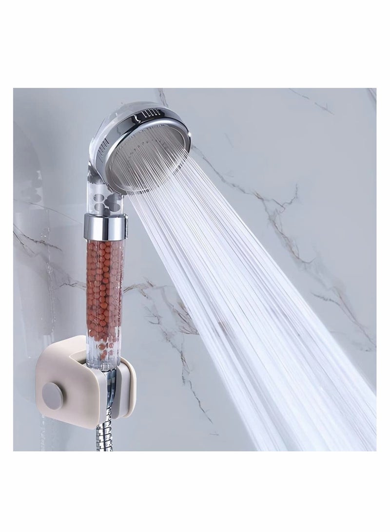 KASTWAVE 4pcs Waterproof Self Adhesive Shower Head Holder Wall Mount Shower Arm Holder with Hook for Bathroom for Bathroom Bathtub - Image 5