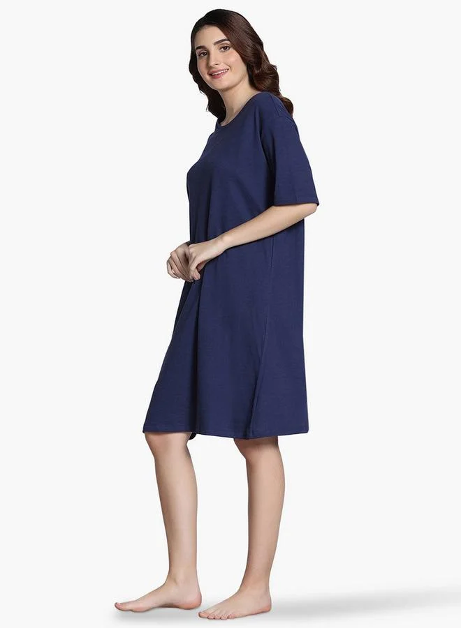 zivame Zivame Short Sleeves Night Dress