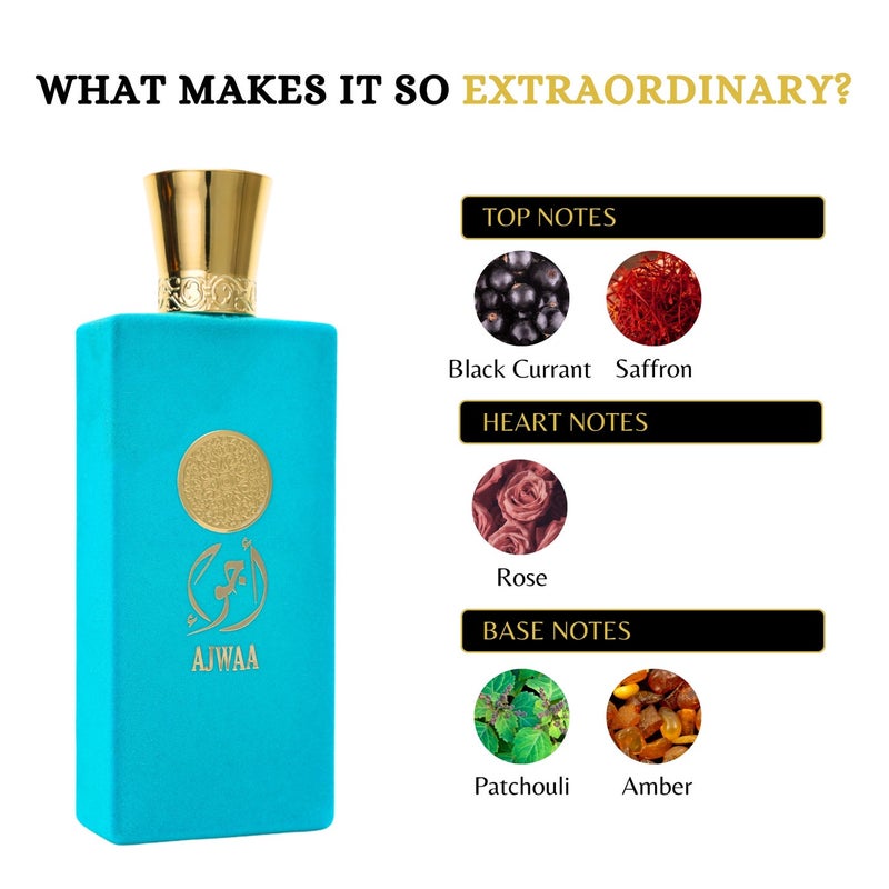 Nusuk Ajwaa Torquise by Nusuk Perfumes | 100ml EDP Spray - Image 4