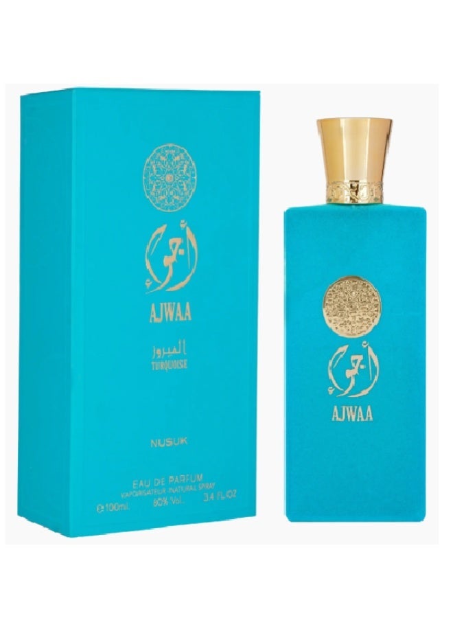 Nusuk Ajwaa Torquise by Nusuk Perfumes | 100ml EDP Spray - Image 2