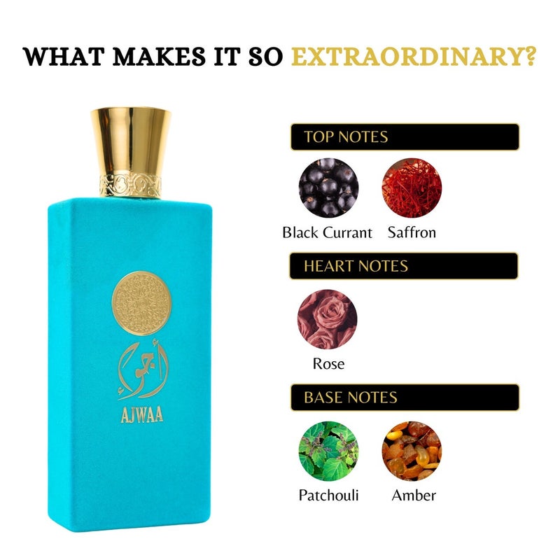 Nusuk Ajwaa Torquise by Nusuk Perfumes | 100ml EDP Spray - Image 5