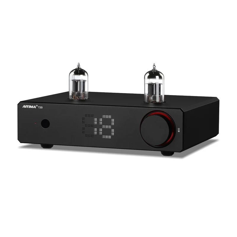 AIYIMA T20 Fully Balanced Vacuum Tube Preamplifier ECC83 12AX7 Tube Preamp XLR & RCA Input Output Replaceable Op-Amp 12V Trigger HIFI Stereo Pre Amplifier with Remote Control - Image 1