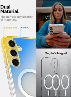 Spigen Ultra Hybrid MagFit for Samsung Galaxy S24 FE Case Cover with MagSafe - White  - Image 5