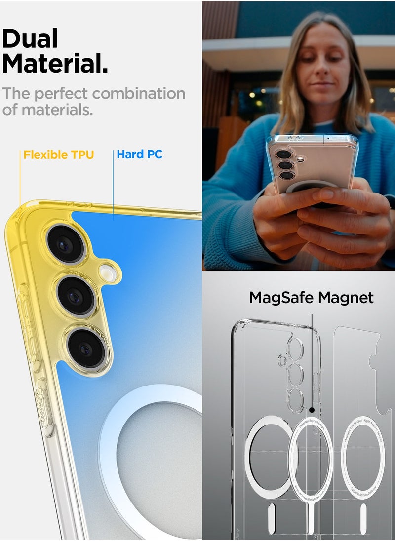 Spigen Ultra Hybrid MagFit for Samsung Galaxy S24 FE Case Cover with MagSafe - White  - Image 5