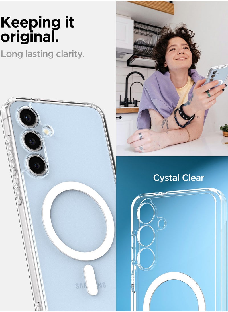 Spigen Ultra Hybrid MagFit for Samsung Galaxy S24 FE Case Cover with MagSafe - White  - Image 3