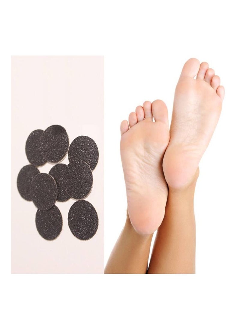 brunson 50pcs Self-adhesive Sandpaper Disk Replacement Pad Foot File Disc for Electric Rasp Files Callus Cuticle Hard Dead Skin Removal Pedicure Tools M 20MM #180grit  - Image 1