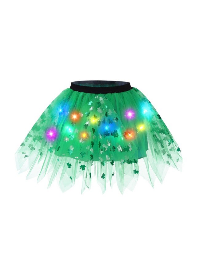 تنورة توتو من Kakaco Light Up St. Patrick's Tutus باللون الأخضر من قماش Shamrock Tulle Tutus زي توتو لمهرجان أيرلندي للفتيات المراهقات - pzsku/ZAB2C7A110477F419E26DZ/45/_/1741330044/b447db9a-2bd4-4cc5-909f-29584983ddcb