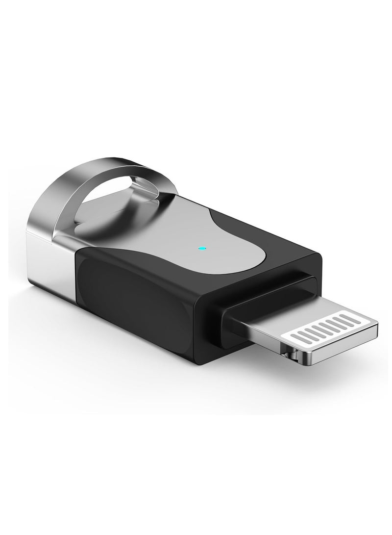 Compact Lightning to USB 3.0 Camera Adapter for iPhone and iPad Compatible with Apple Devices - Image 1