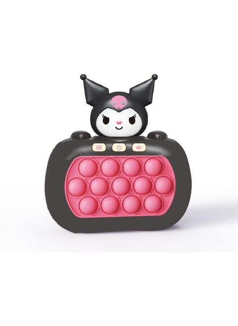 Zempertoopa Quick Push Bubble Game, Quick Push Bubbles Game Console, Decompression Machine Games, Mini-Handheld Fast Speed Push Game, Pop Puzzle Game, Gift for Boys, Girls (Kuromi)