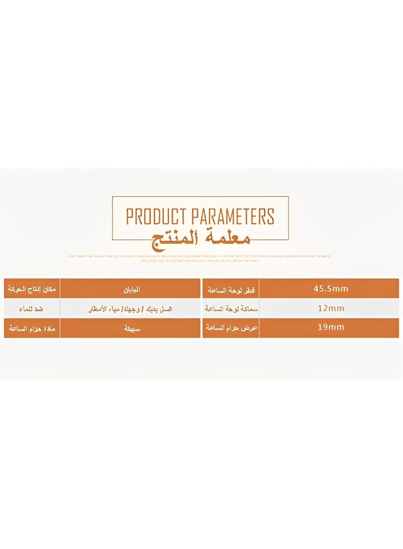 ريوكل ساعة كوارتز مرصعة بالألماس مع مينا ذهبية فاخرة منحوتة على شكل نمر وحزام ساعة من الألماس، ساعة يد رياضية مقاومة للماء من الفولاذ المقاوم للصدأ للرجال والنساء كهدايا - Image 4