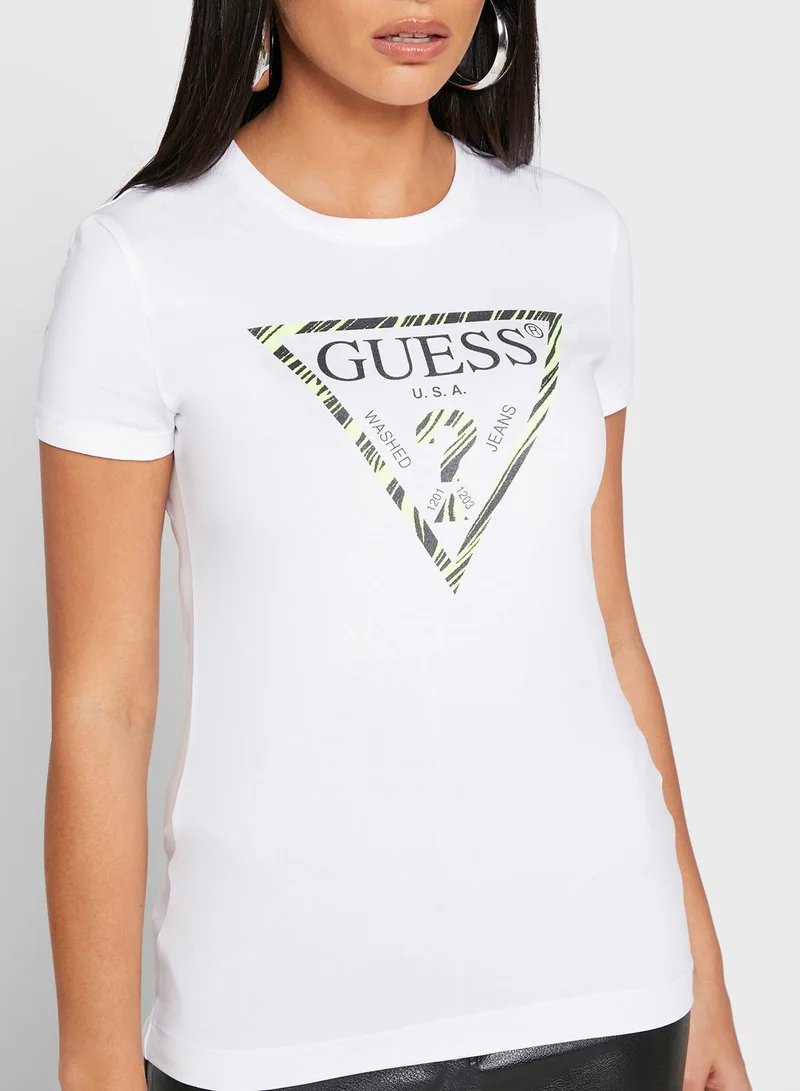 GUESS Graphic Logo Top