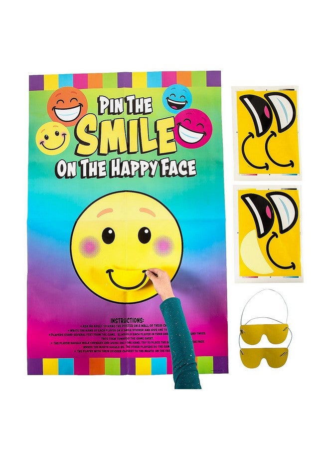 Fun Express Pin the Smile on the Happy Face Game - Image 1