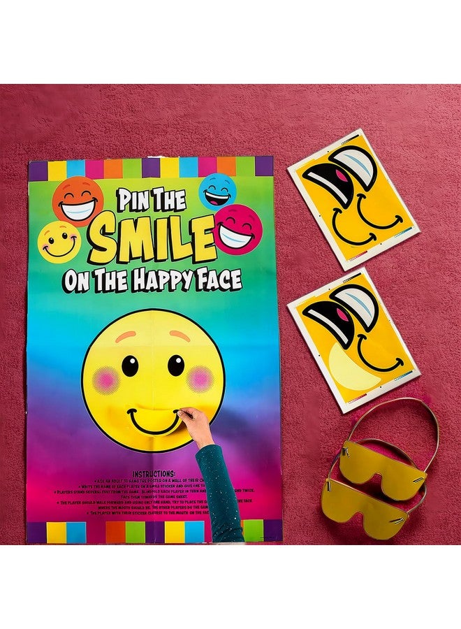 Fun Express Pin the Smile on the Happy Face Game - Image 2