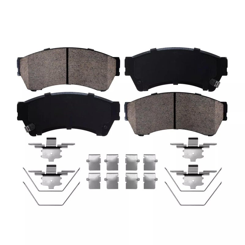 Front Brake Pads for Ford Fusion Mazda 6 Lincoln MKZ Mercury Milan Ceramic Brake Pads 2006 2007 2008 2009 2010 2011 2012 Replacement