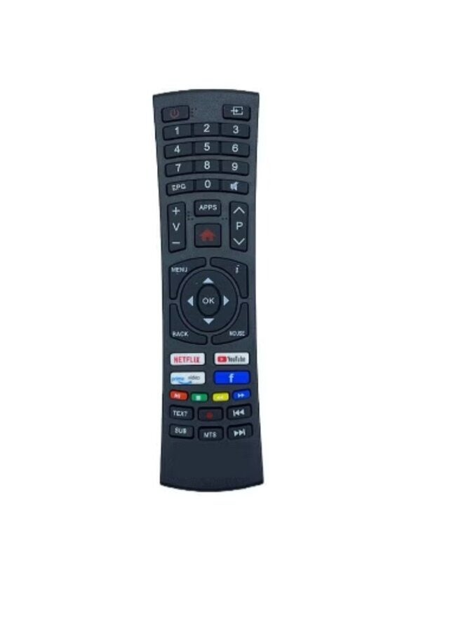 Replacement Universal Remote Control For Impex LED LCD Smart TV Black