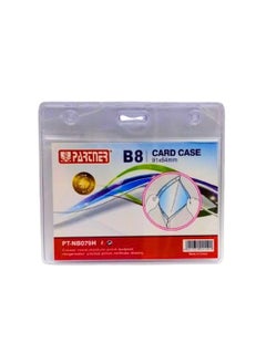 PARTNER ID Card Holders Waterproof Clear Plastic Perfect for Credit Cards, ID Swipe Cards, Key Cards, and Driver's License PVC Material  - Image 2