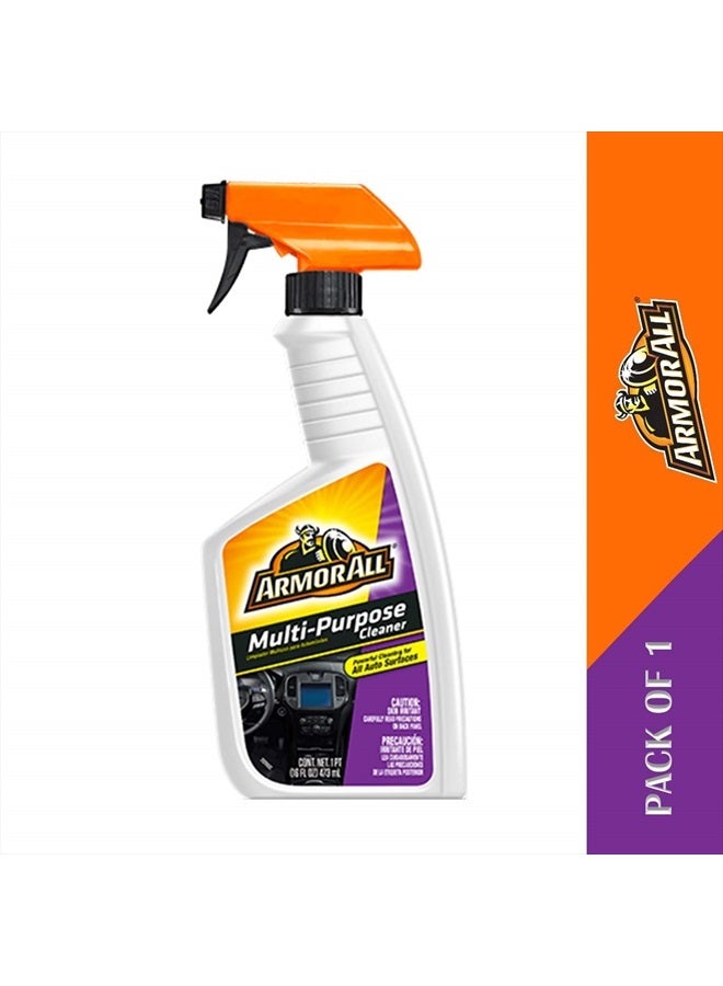 ARMOR ALL منظف متعدد الاستخدامات ، رذاذ تنظيف السيارات لجميع أسطح السيارات ، 16 أونصة سائلة - Image 2