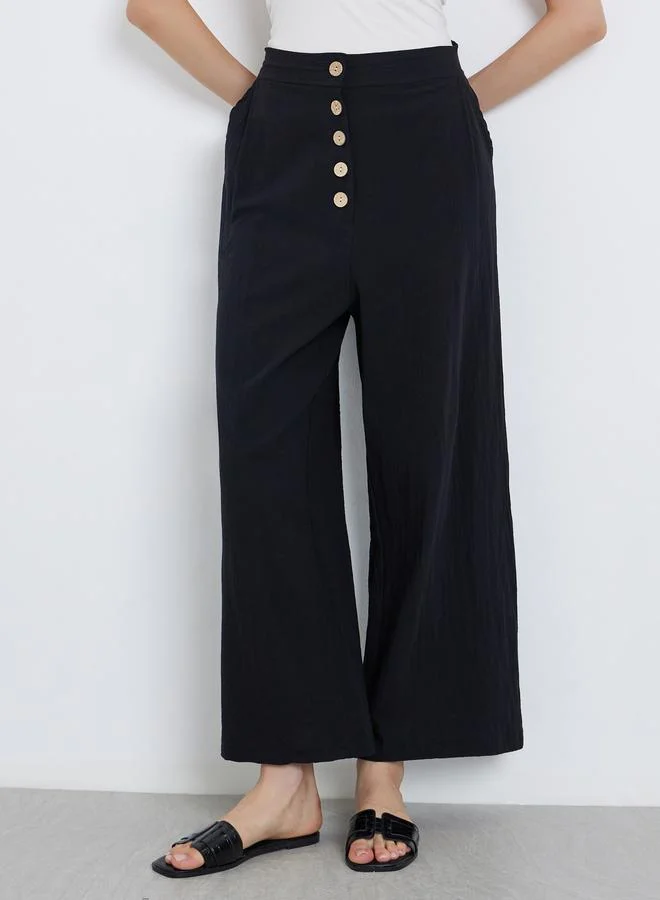 Take Two Take Two Women Black Wide Leg Pants