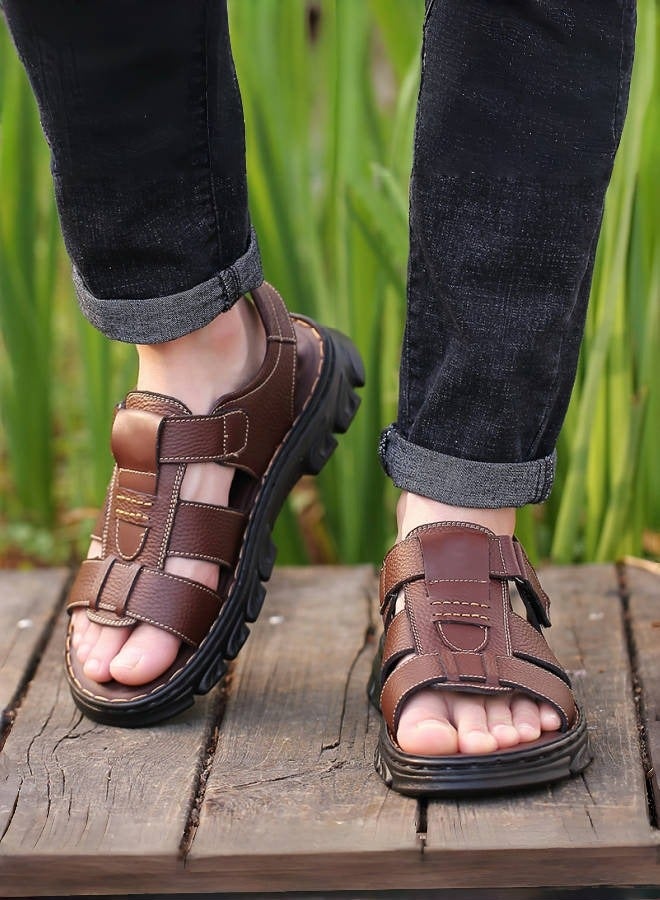 Men's Outdoor Casual Sandals - Comfortable & Durable, Summer Beach Hiking Essentials  - Image 3
