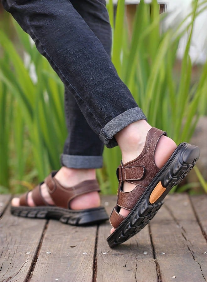 Men's Outdoor Casual Sandals - Comfortable & Durable, Summer Beach Hiking Essentials  - Image 4