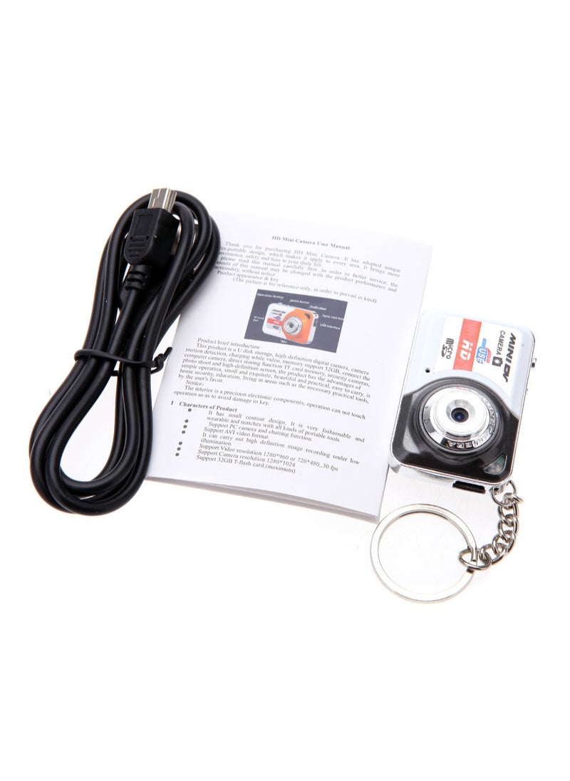 X6 Portable Ultra Mini High Denifition Digital Camera Mini DV Support 32GB TF Card with Mic Black  - Image 4