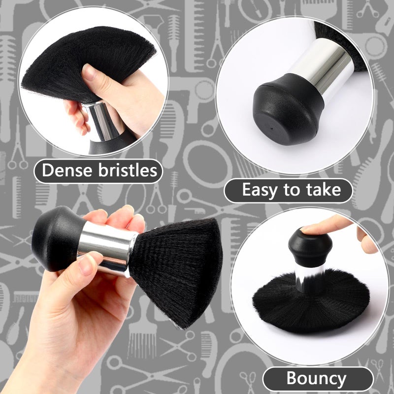 FEBSNOW Hair Cutting Cape Kit,Professional Barber Cape with Neck Duster Brush for Adults Waterproof Hairdressing Salon Cape with Adjustable Closure Snap Salon Barber Supplies - Image 4