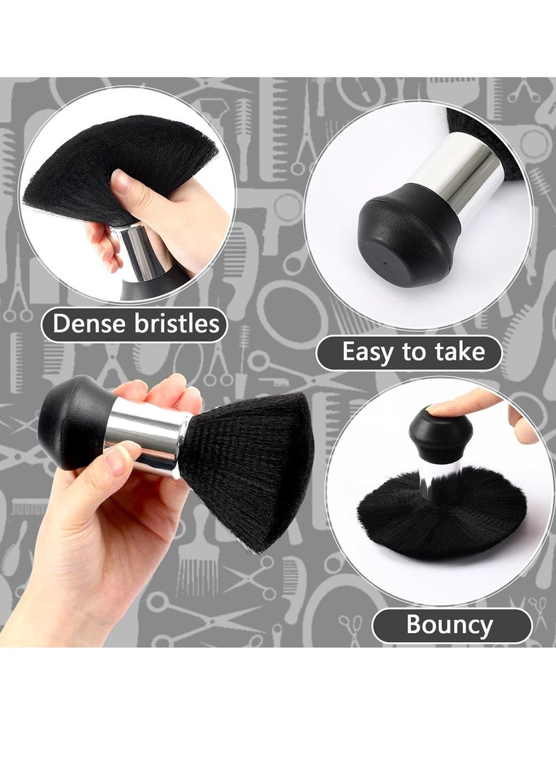 FEBSNOW FEBSNOW Hair Cutting Cape Kit,Professional Barber Cape with Neck Duster Brush for Adults Waterproof Hairdressing Salon Cape with Adjustable Closure Snap Salon Barber Supplies  - Image 4