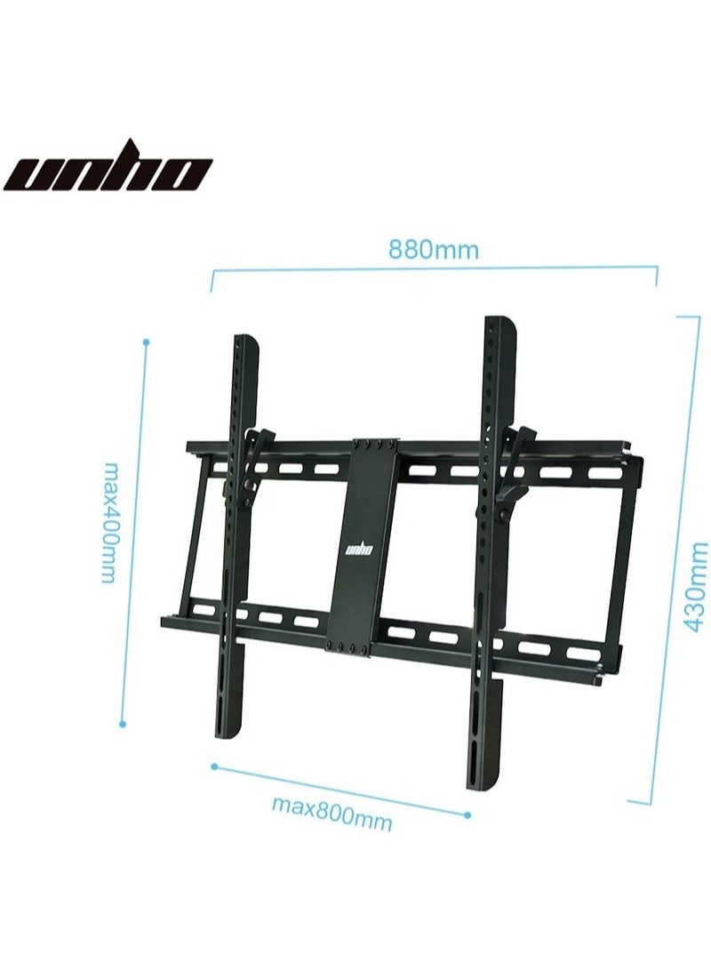 Tilting TV Wall Mount, TV Wall Mount for 32-85 Inch TV, Monitor Wall Mount for LED LCD Plasma 15˚ Tilting Load 60 kg VESA Max 800 x 400 with Level - Image 3
