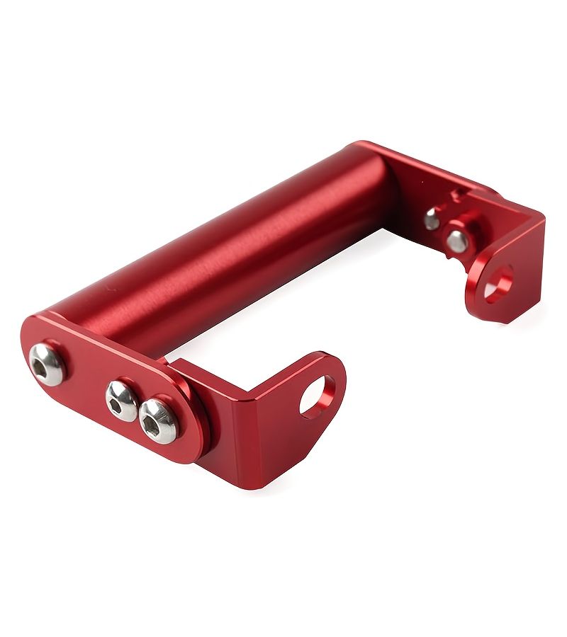 Black Aluminum Alloy Motorcycle Phone Holder Universal 360 Rotation Bike Phone Mount - Image 2