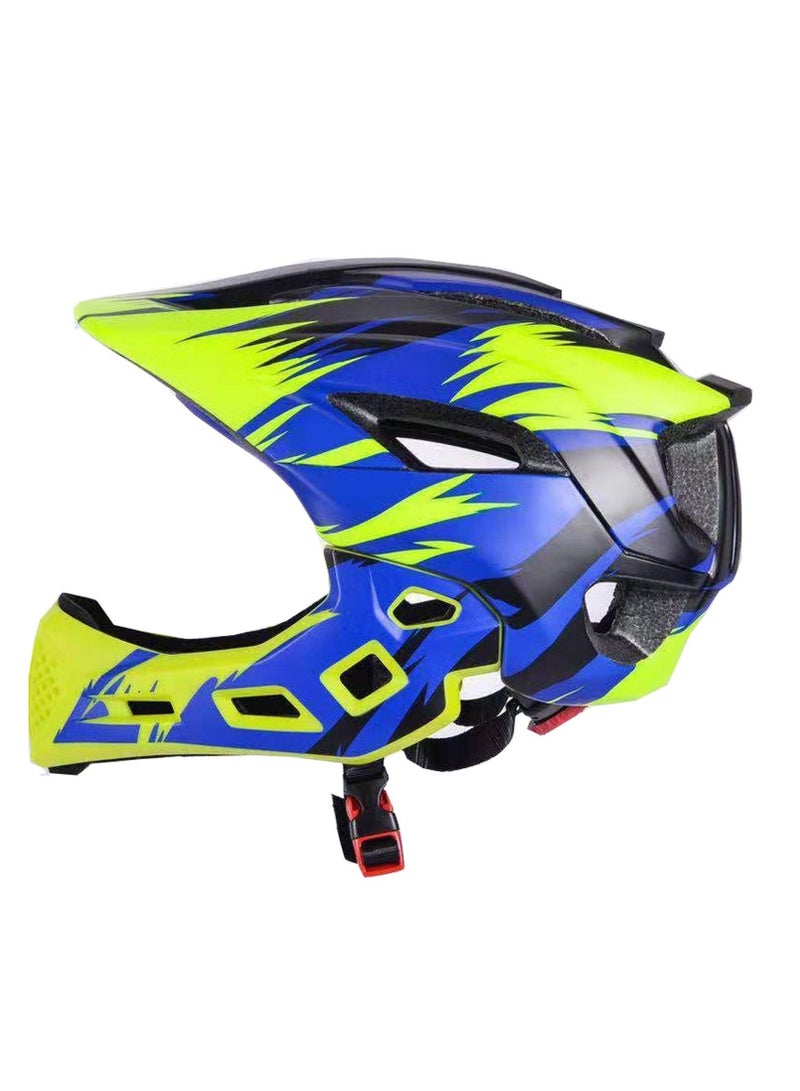 Kids Bike Helmet, Adjustable Detachable Full Face Helmet, Lightweight Toddlers Helmets, for Children Bicycle, Skateboard, Scooter, Protective Gear, from Toddler to Youth, CPSC Certificated  - Image 1
