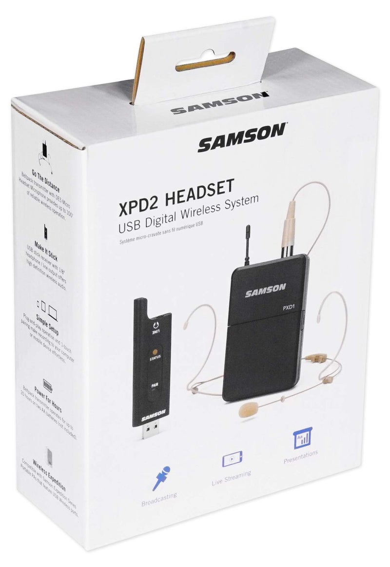 SAMSON XPD2 Headset USB Wireless System - Image 5
