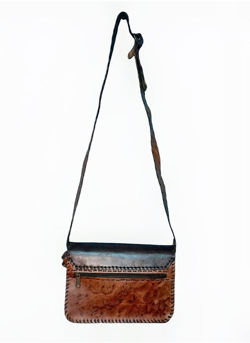Sheer - Fashionable Leather Crossbody Bag - Image 1