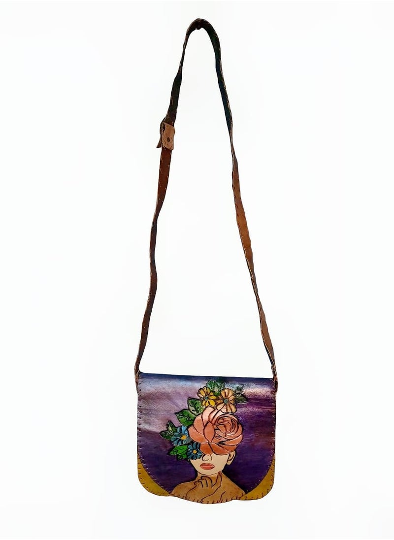Sheer - Fashionable Leather Crossbody Bag - Image 1