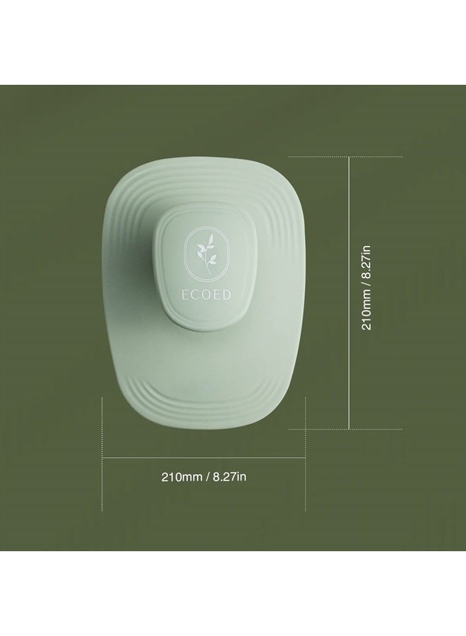 ecoed Scalp Massager Shampoo Brush,Scalp Scrubber for Dandruff Removal, Scalp Care Hair Brush Wet & Dry detangler for Men and Women.Suitable for Short Medium Hair(Green) - Image 5