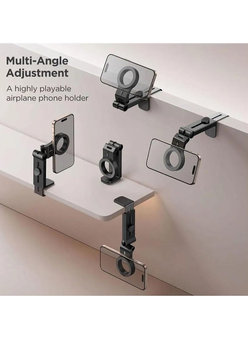 JAJEEK Ultra-Secure Magnetic Phone Mount for iPhone 16 Pro Max – 360° Rotatable Car & Airplane Holder | Flexible Travel Companion, Hands-Free Design for Easy Use | Universal Smartphone Compatibility - Image 4