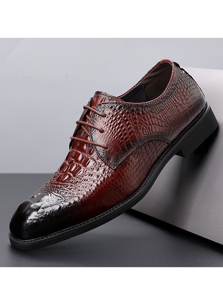 Shougu Versatile Retro Casual Leather Shoes  - Image 1